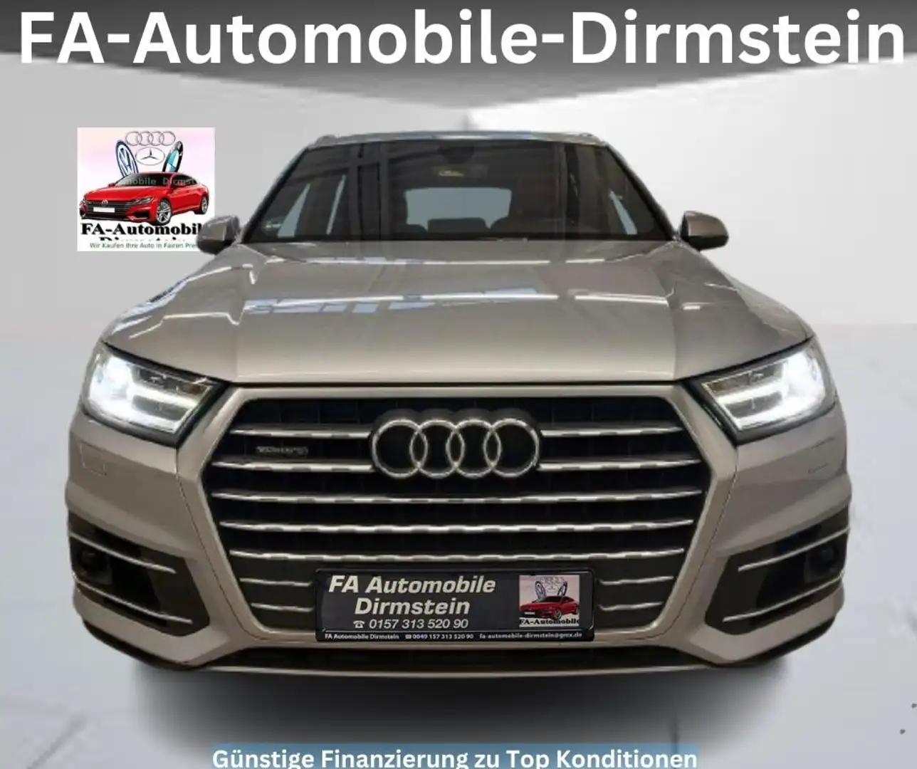 Audi Q7 3.0 TDI quattro/BI.XEN/LEDER/NAVI/KAM/AHK/EHK Silber - 1