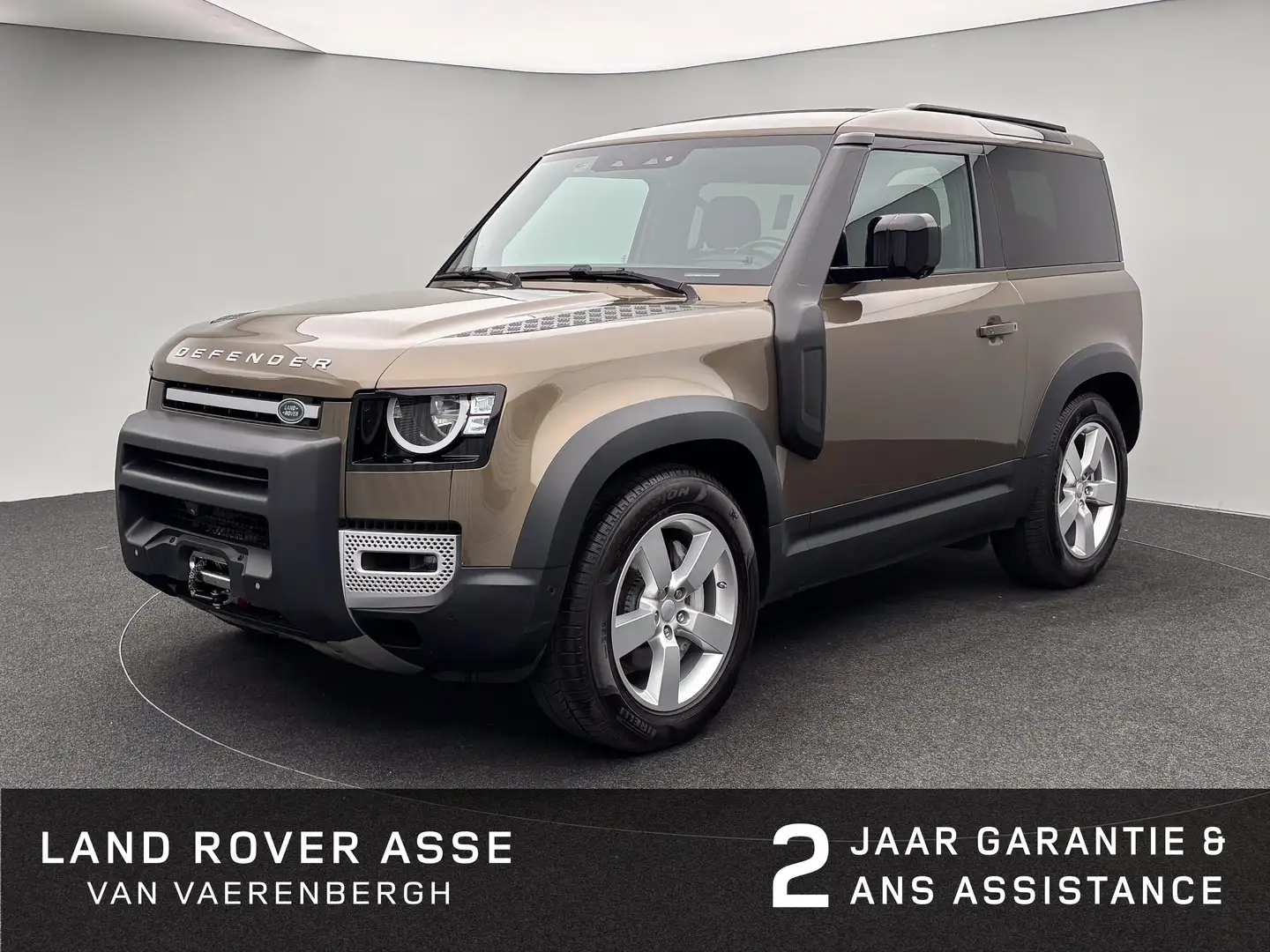Land Rover Defender 90 P400 S AWD - LICHTE VRACHT Braun - 1
