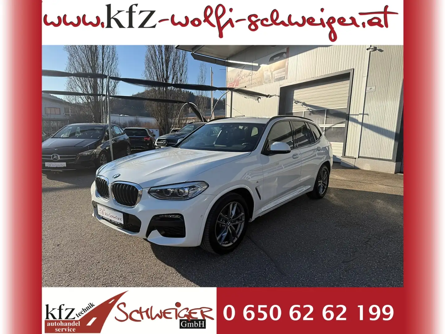 BMW X3 xDrive 20d M Sport Aut. Weiß - 1