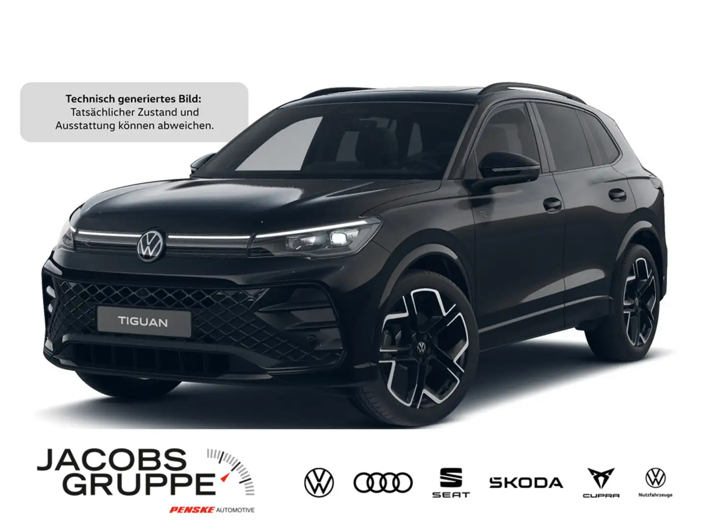 Volkswagen Tiguan 2.0 TSI 4M R-Line " Black Style " DSG, Schwarz - 1