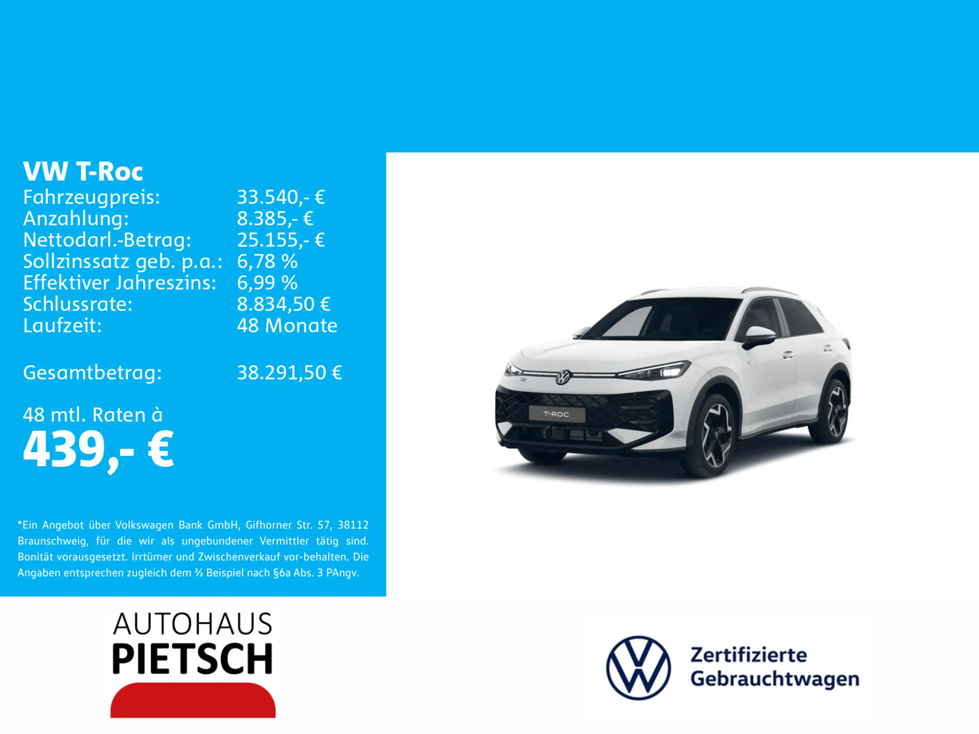 Volkswagen T-Roc 1.5 TSI DSG R-Line Matrix Keyless AHK ACC — photo 2