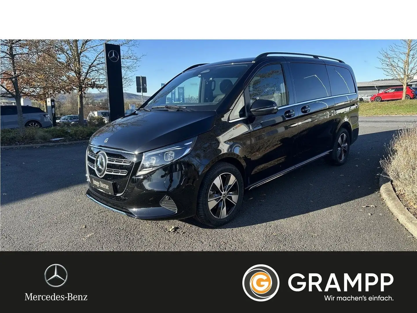 Mercedes-Benz EQV 300 300 AVA/L AIRMATIC*BURMESTER*PANORAMA*360°* Чорний - 1