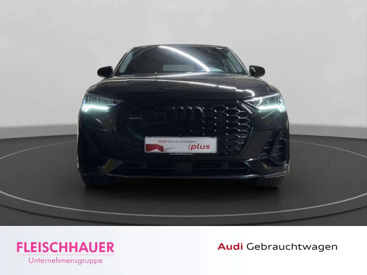 Audi Q3 Sportback 40 TDI quattro S line LED+AHK+ACC+RFK+NA Schwarz - 2