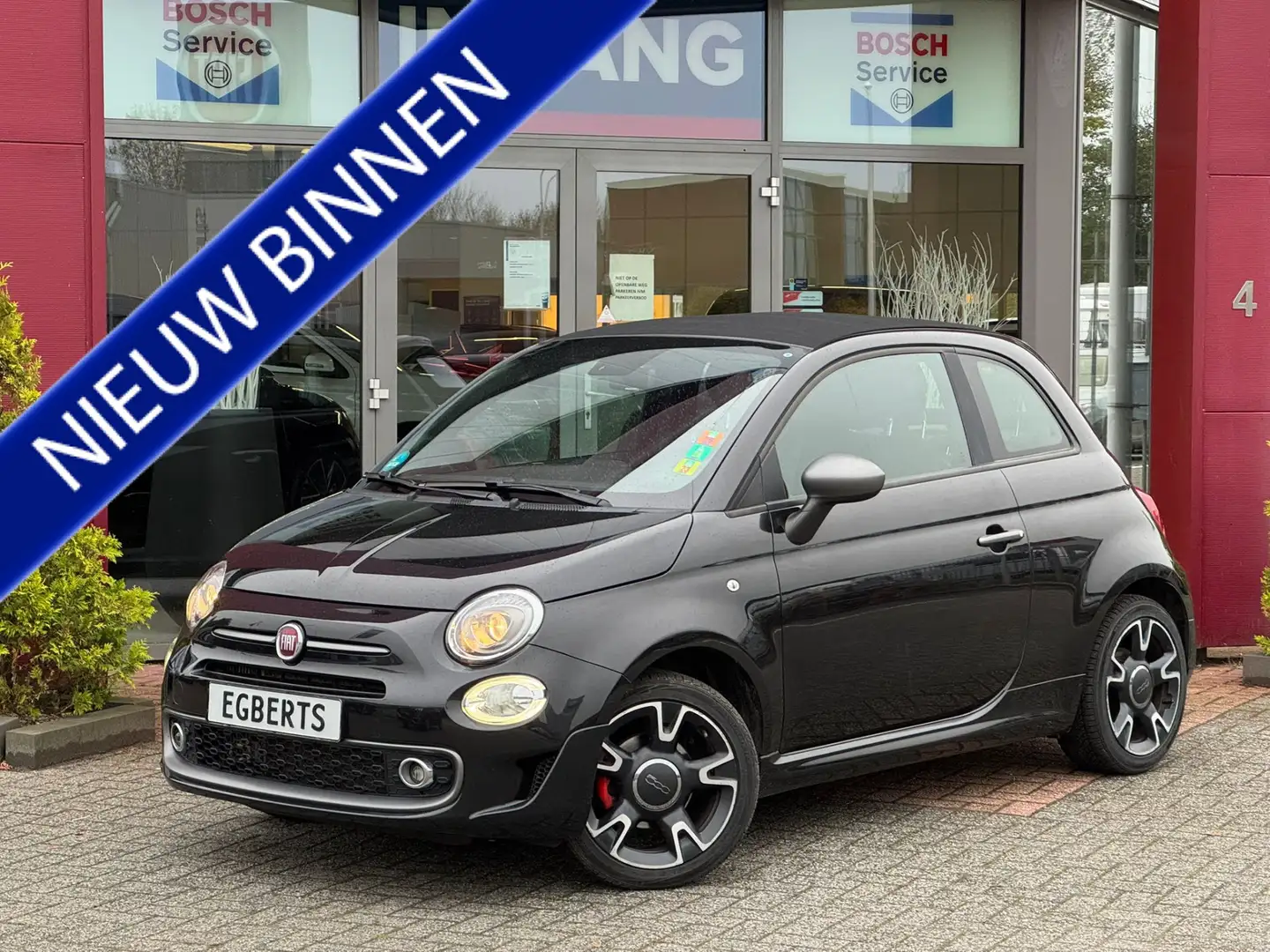 Fiat 500 Cabrio 0.9 TwinAir Turbo Sport 105PK | Cruise | Tr Schwarz - 1