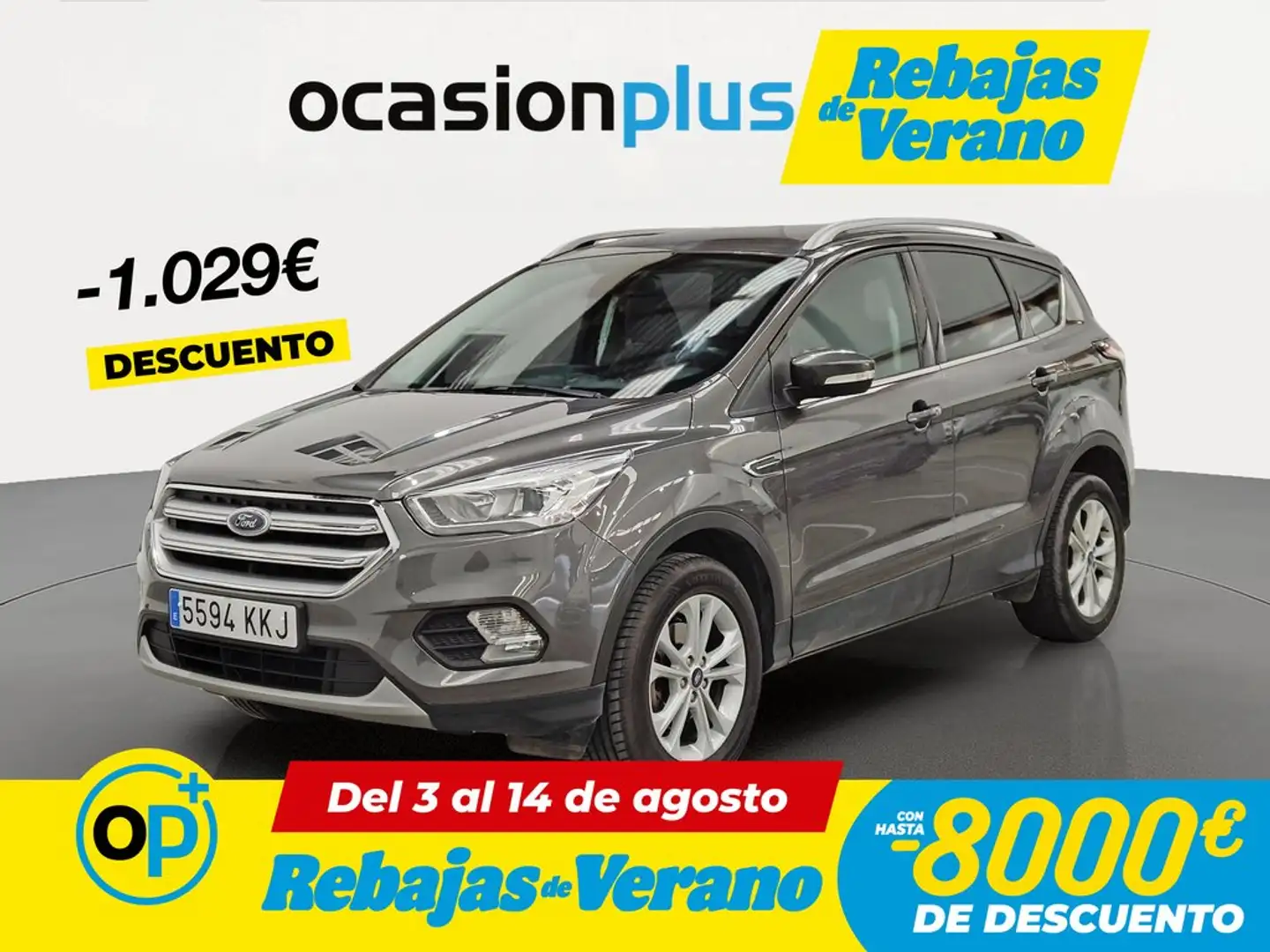 Ford Kuga 1.5 EcoB. Auto S&S Titanium 4x2 150 Gris - 1