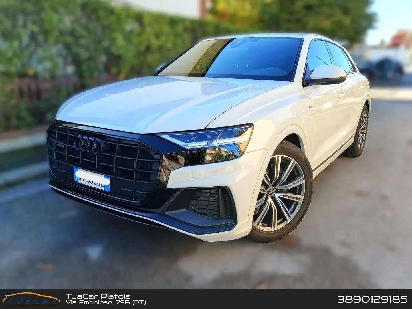 Audi Q8 Sport 3.0 50 TDI MHEV Bianco - 1