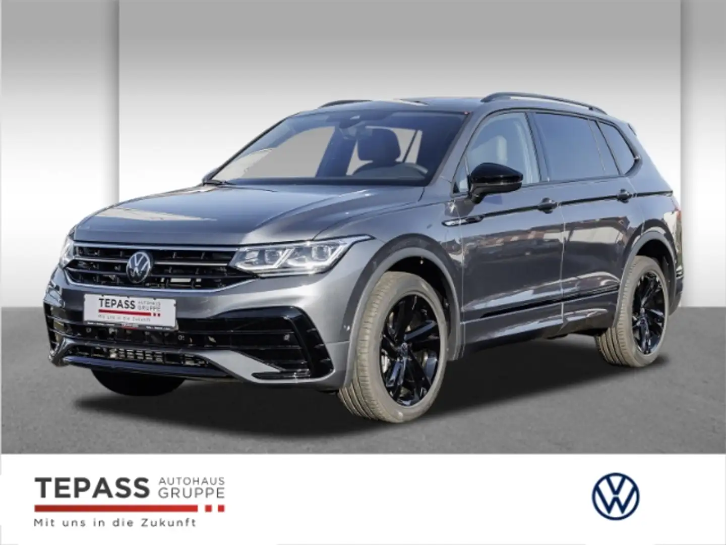 Volkswagen Tiguan Allspace 2.0 TDi R-Line NAVI PANO AHK Gris - 1