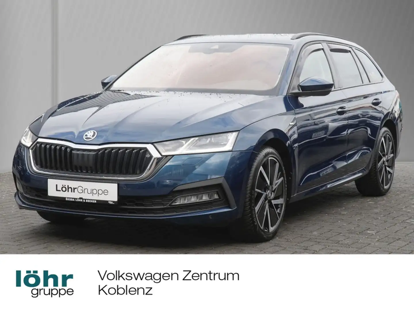 Skoda Octavia Combi 2.0 TDI DSG Clever AHK/RFK/Navi Blau - 1