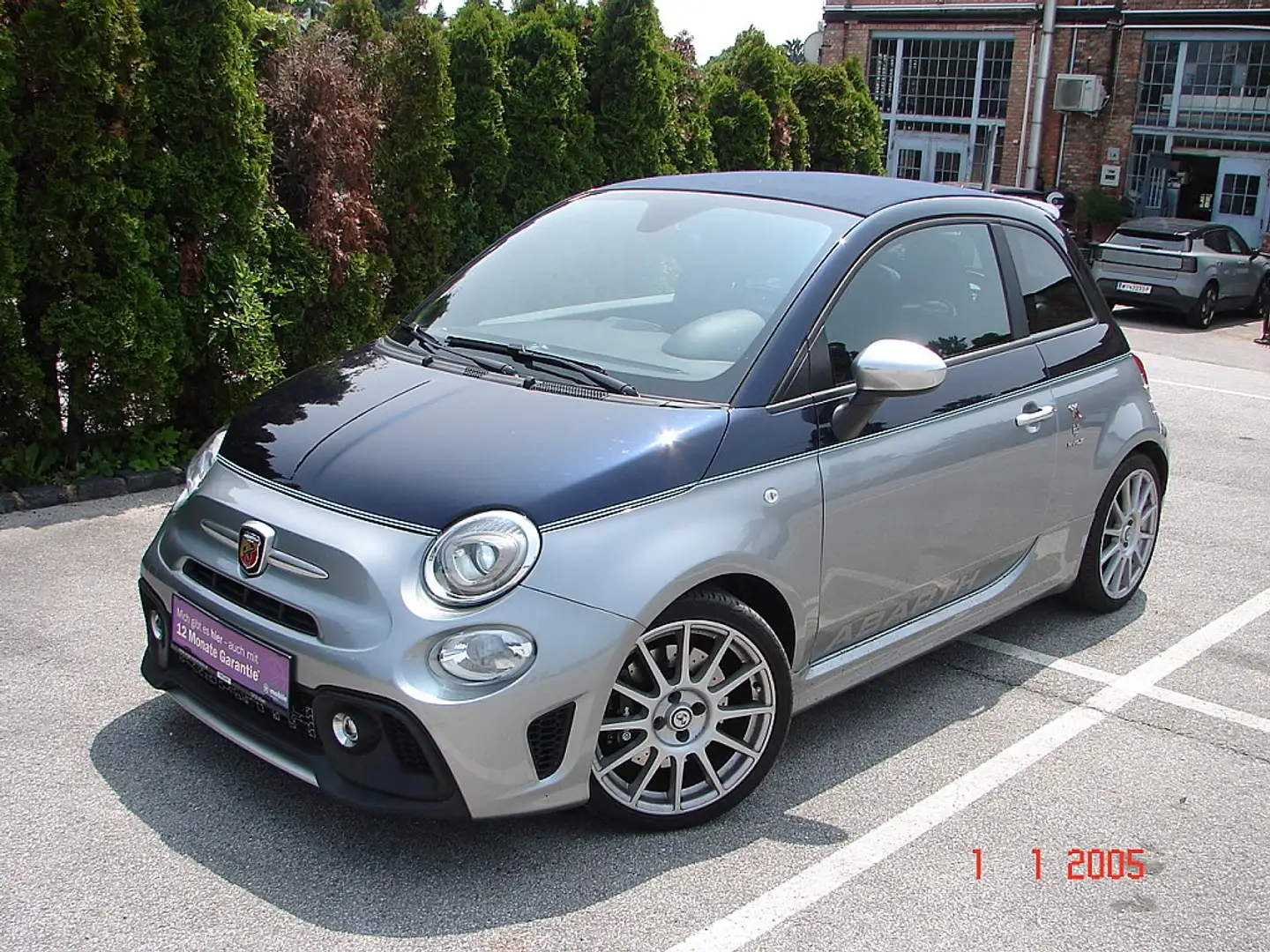 Abarth 695C RIVALE CABRIO Plateado - 1