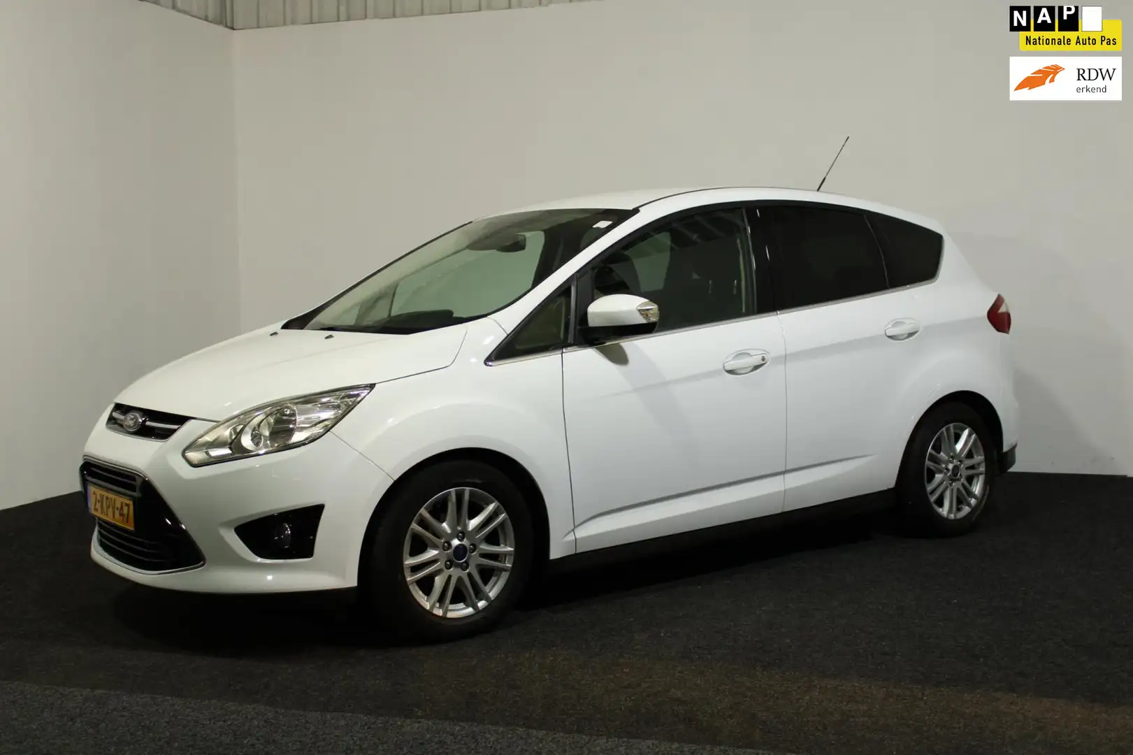 Ford C-Max 1.0 Titanium 5-deurs|cruise|airco|lm velg|dealer o Wit - 1