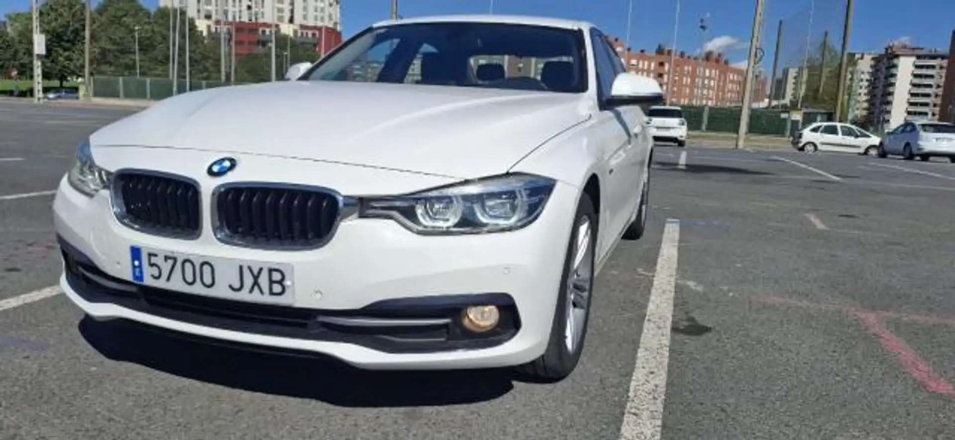 BMW 320 320d Berlina Blanc - 2