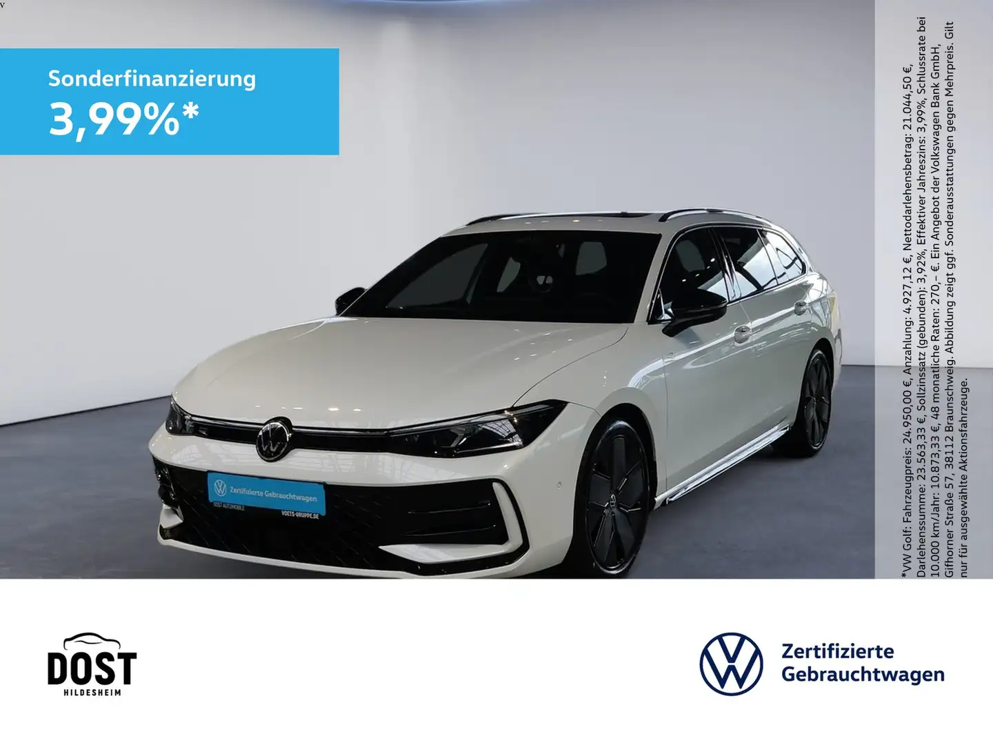 Volkswagen Passat Variant R-line 2.0 TDI DSG AHK+PANO+STHZG Weiß - 1