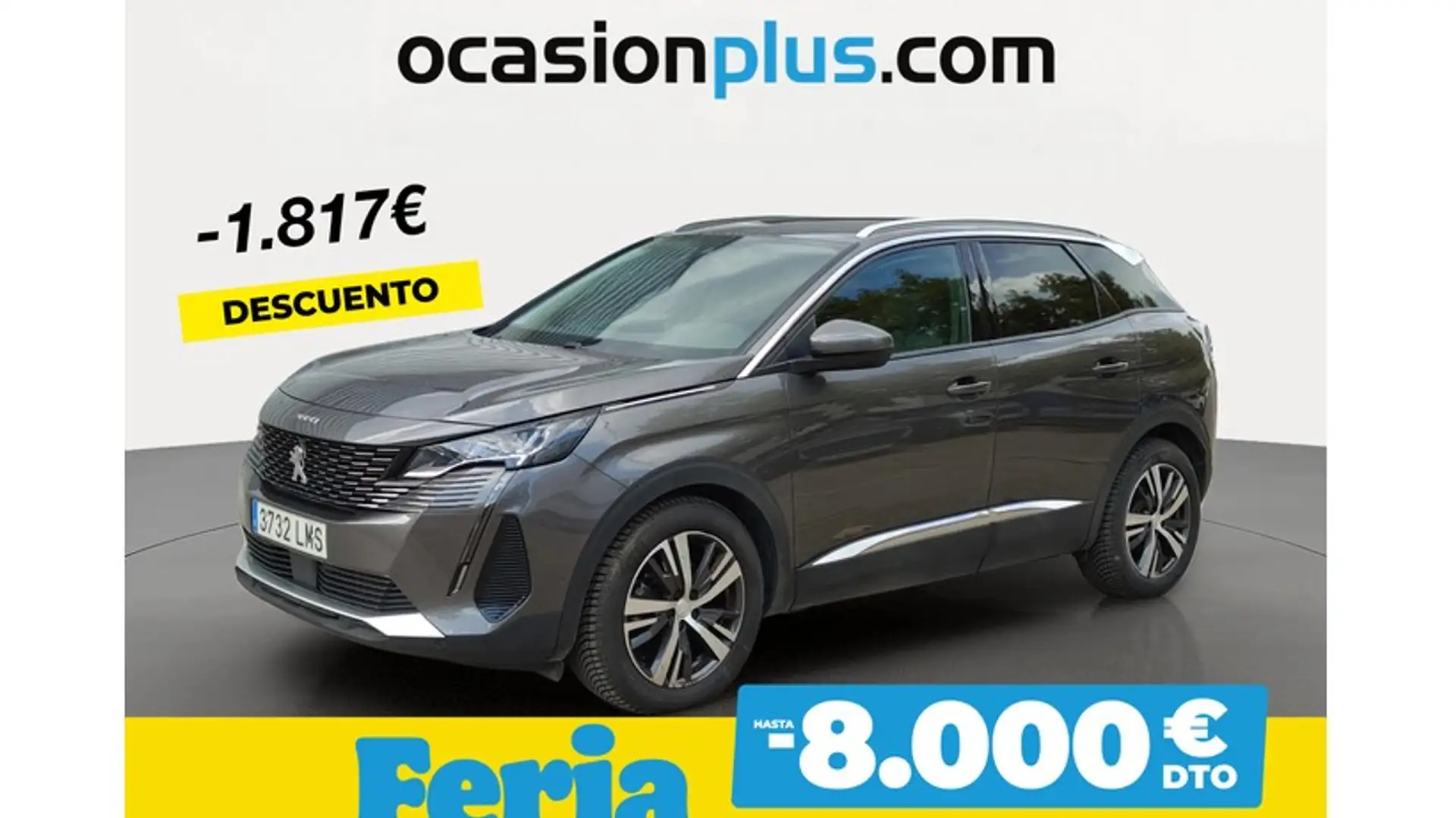 Peugeot 3008 1.6 BlueHDi Allure EAT6 120 Gris - 1