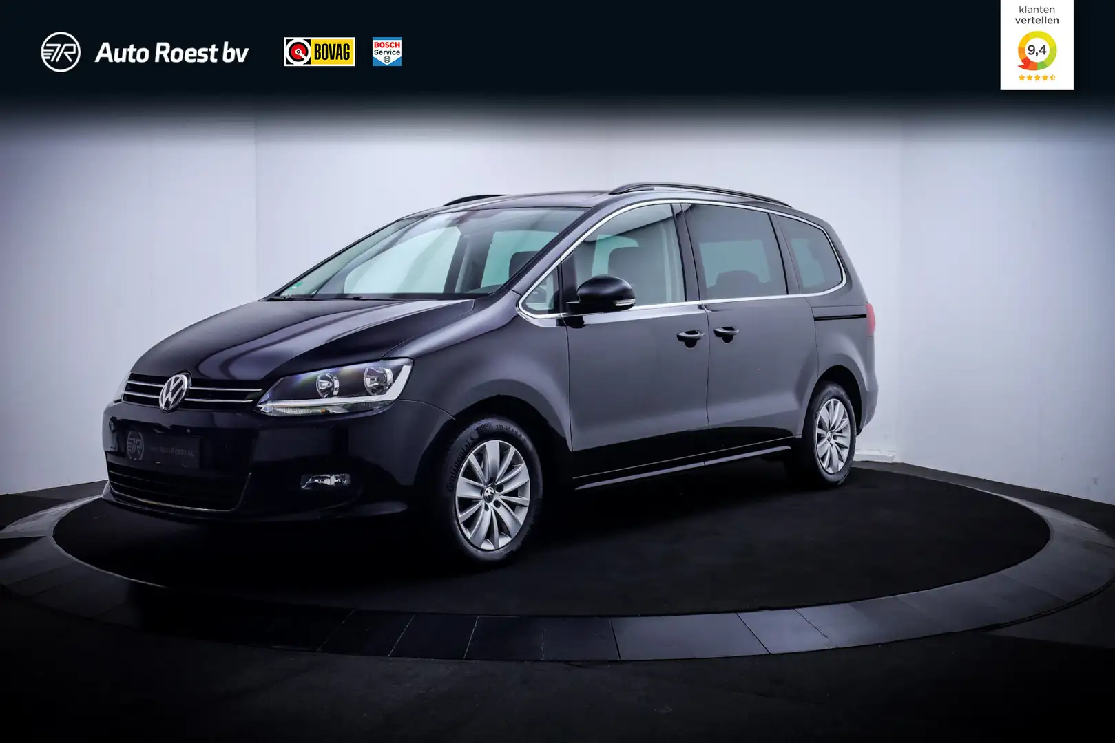 Volkswagen Sharan 1.4TSI Dsg 7Pers.COMF.LINE NAVI | CLIMA | STOELVER Zwart - 1