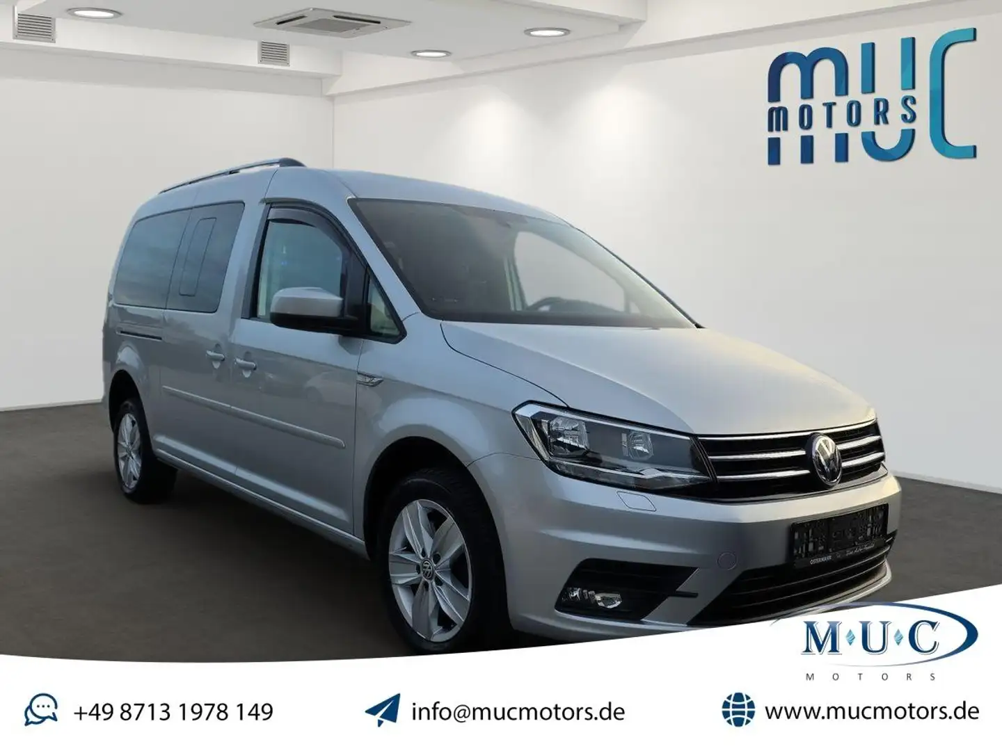 Volkswagen Caddy 2.0 TDI Maxi Comfortline~7Sitzer~Navi~SHZ Silber - 1