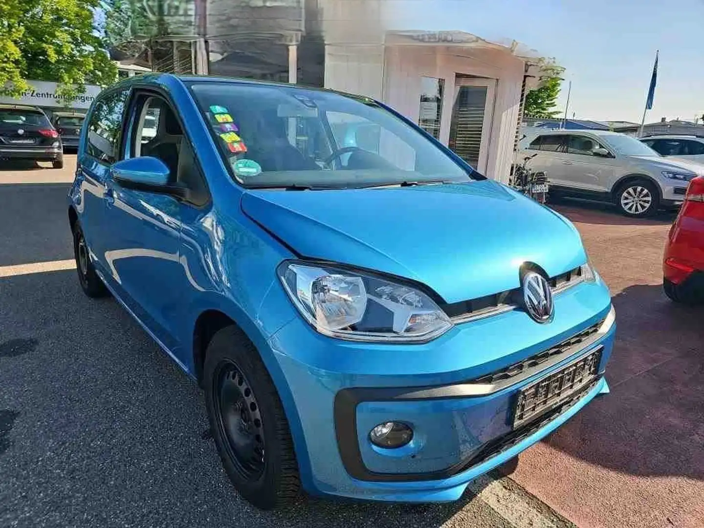 Volkswagen up! high up! maps+more dock*PANORAMA*KAMERA*ALU*Sitzhz Blau - 1