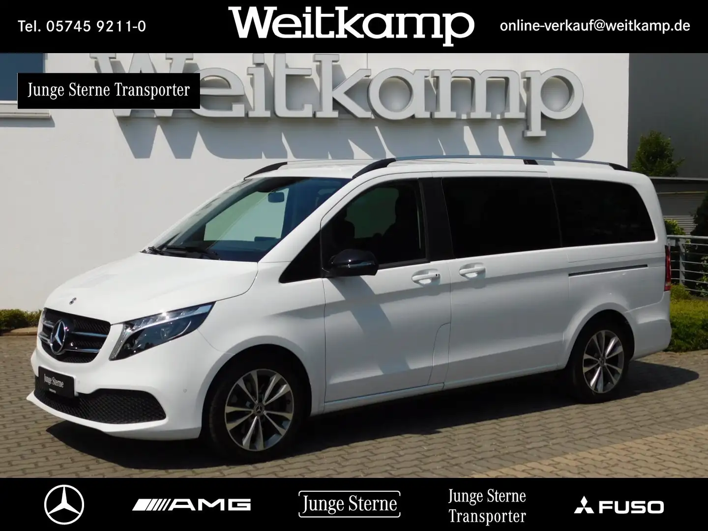 Mercedes-Benz V 250 V 250 d EDITION Lang LED+NAVI+KAMERA+7-SITZ+UVM. Weiß - 1