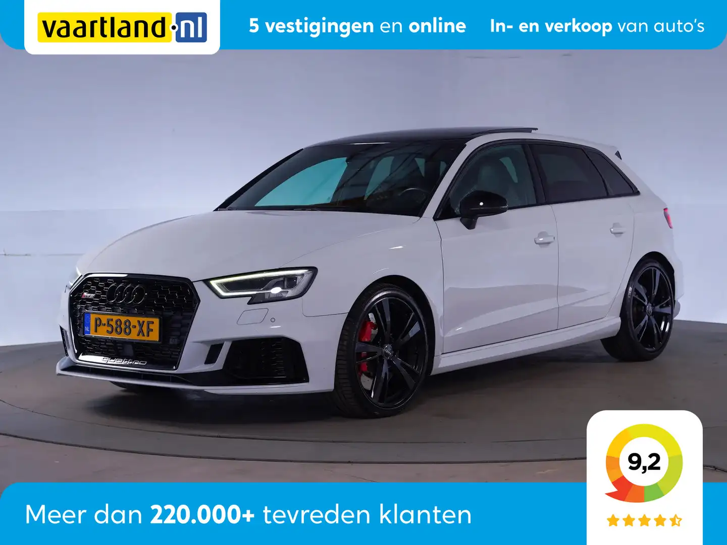 Audi RS3 2,5 TFSI RS3 Quattro [ Leer Pano cruise sportstoel Wit - 1