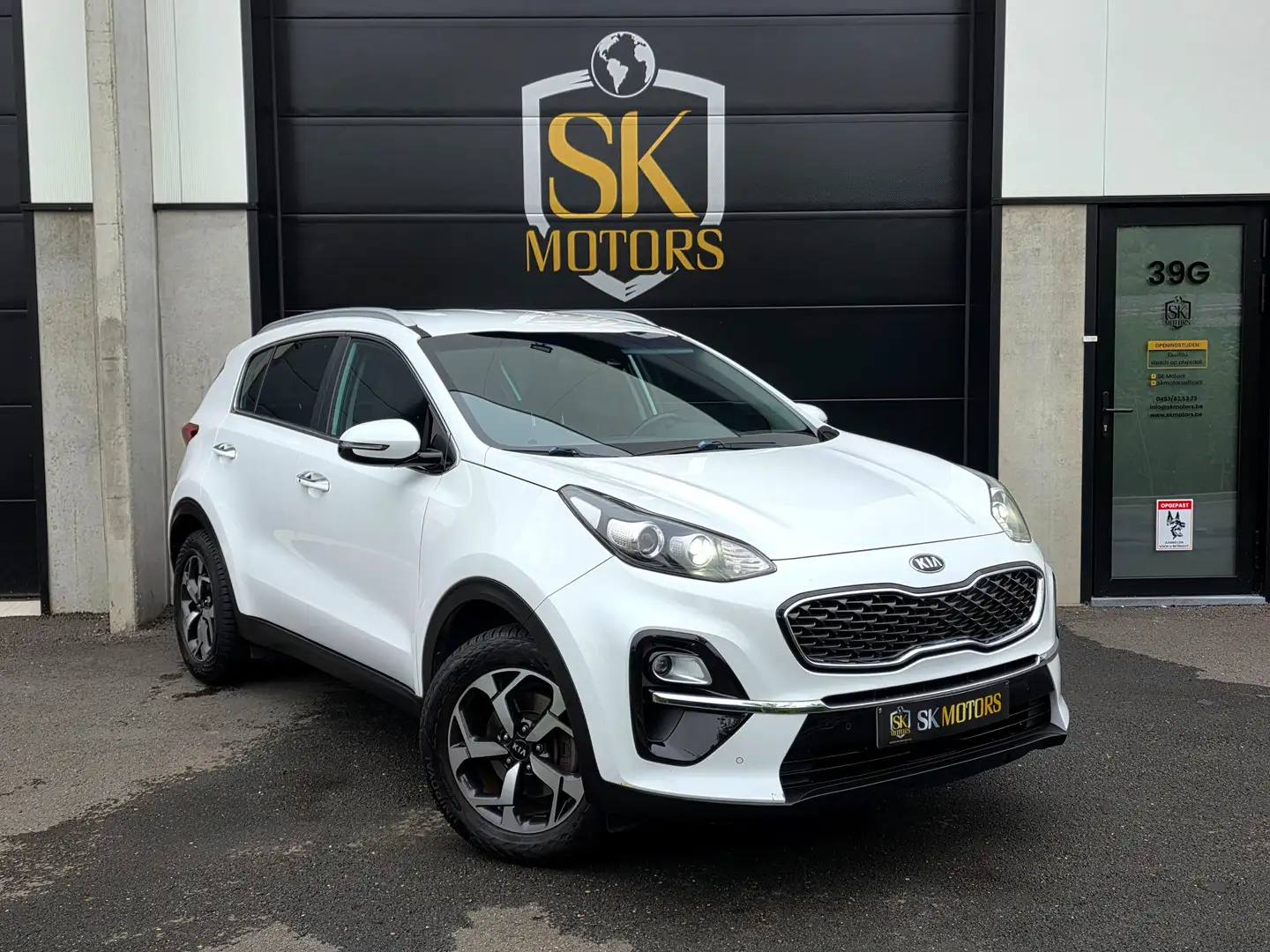 Kia Sportage Facelift 1.6i Leder Carplay Camera Zetelverw LaneA Blanc - 1