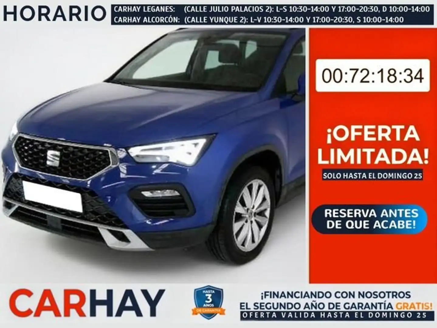 SEAT Ateca 2.0TDI CR S&S Style 150 Bleu - 1