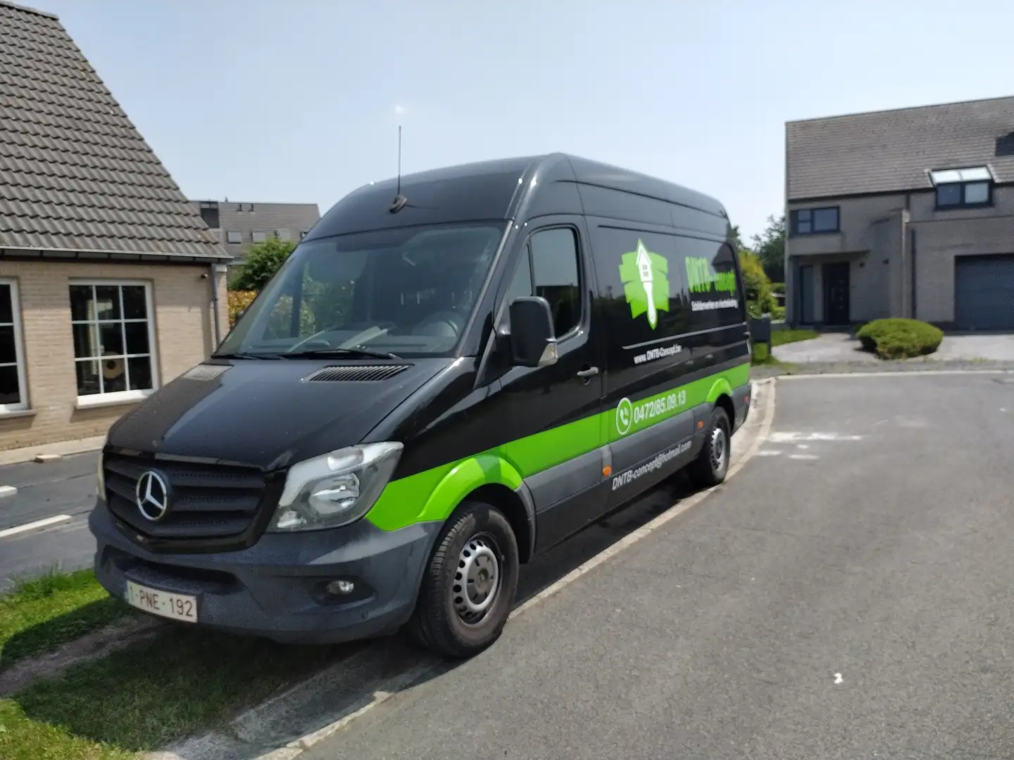 Mercedes-Benz Sprinter 316 CDI Sprinter Lang HA Zwart - 1
