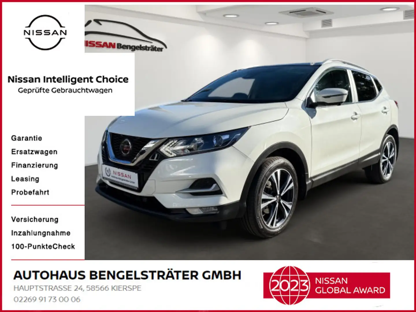 Nissan Qashqai 1.3l DIG-T Zama Automatik Weiß - 1