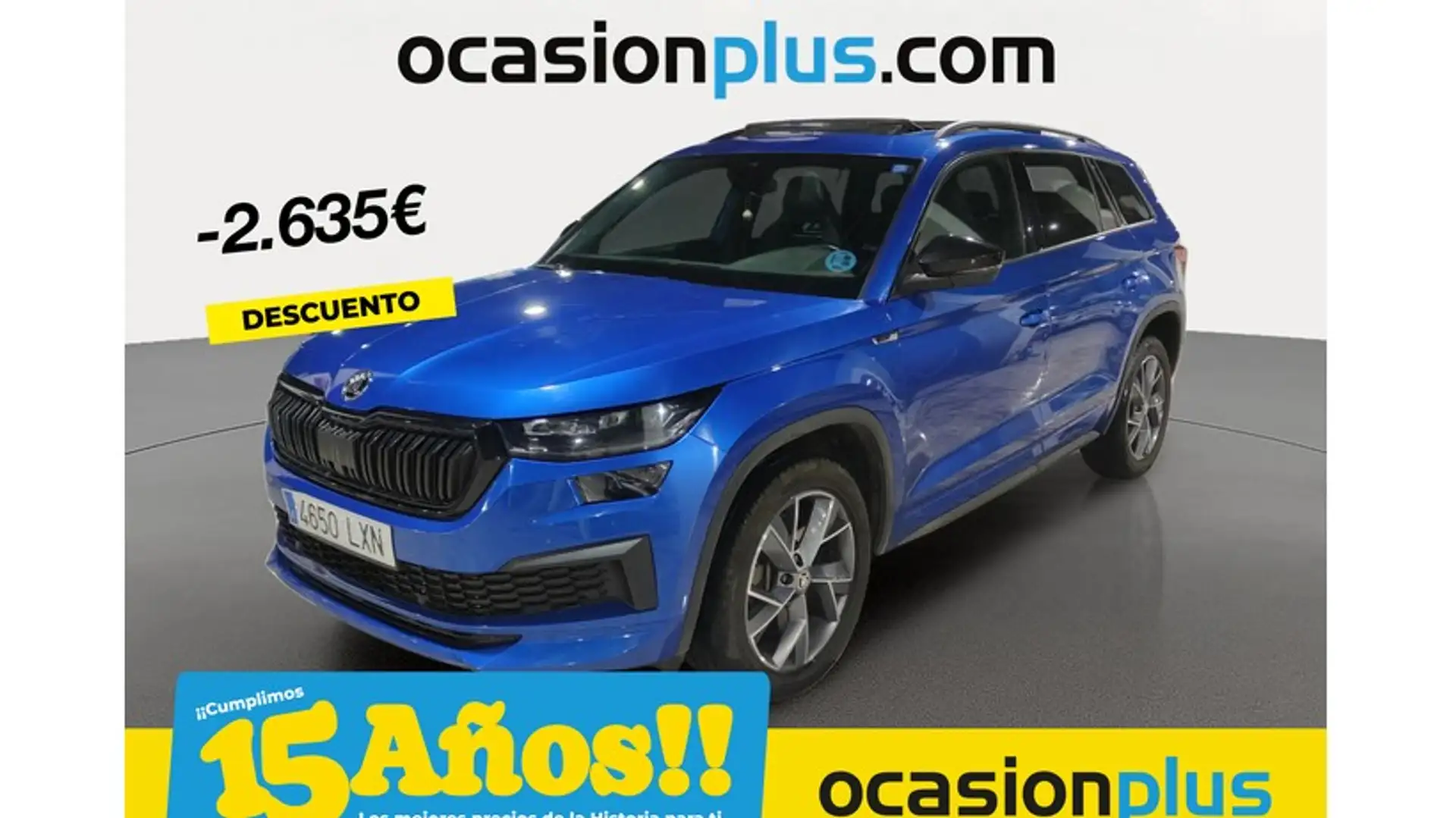 Skoda Kodiaq 2.0TDI AB tech Sportline 4x2 DSG 110kW Bleu - 1