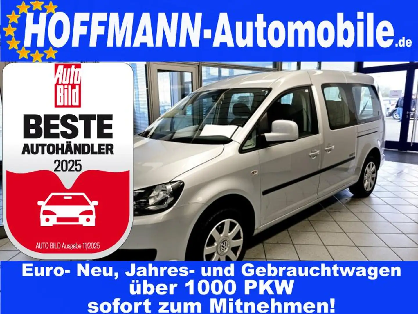 Volkswagen Caddy Comfortline 7-Sitzer,AHK,Allwetter Plateado - 1