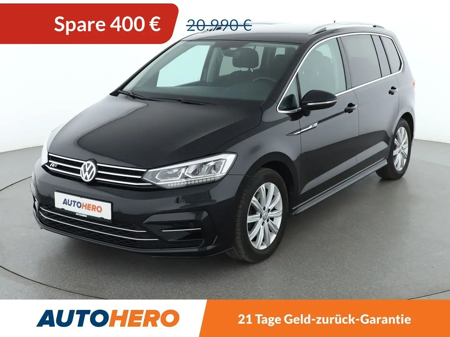 Volkswagen Touran 1.8 TSI Highline BlueMotion Aut.*NAVI*LED*ACC*PDC* Schwarz - 1