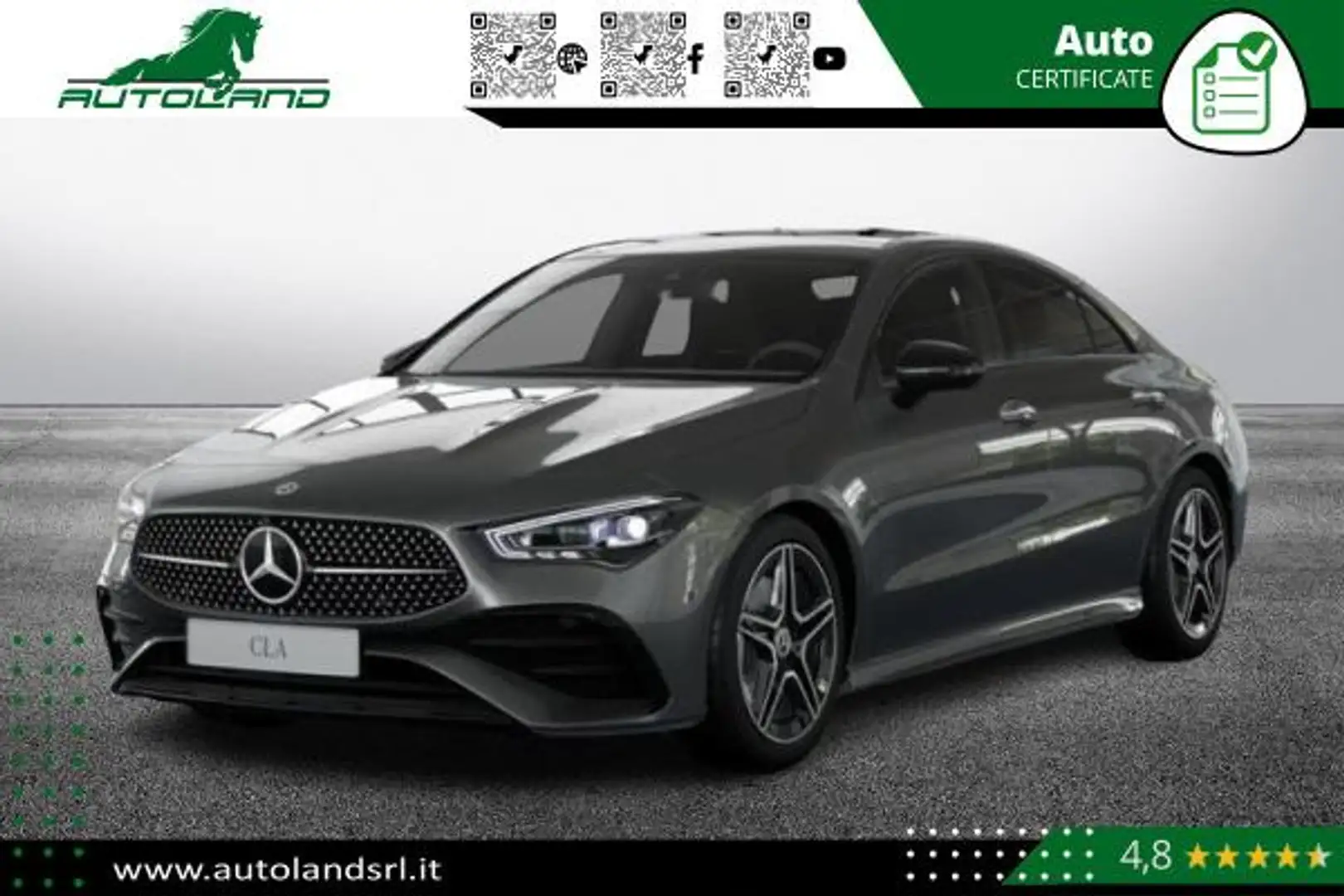 Mercedes-Benz CLA 200 d Coupe AMG Line Advanced Plus MBUX 360° *Iva Esposta* Nero - 1