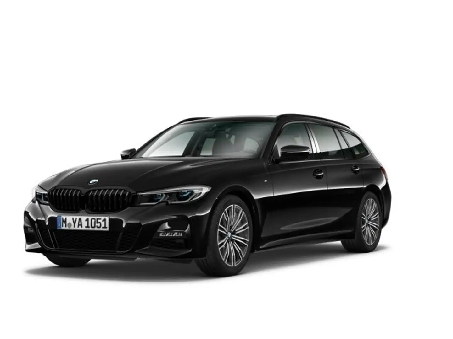 BMW 320 d xDrive Touring M Sport Schwarz - 1