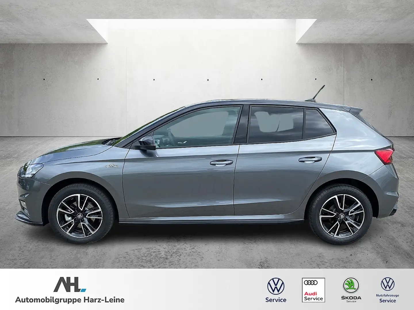 Skoda Fabia 1.5 TSI "Monte Carlo" DSG/LED/ACC/RFK/SMARTLINK Gris - 2