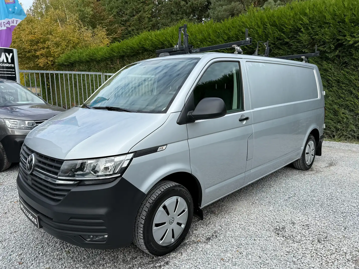 Volkswagen T6.1 Transporter 2.0 TDi - LONG CHASSIS - EURO 6d - TVA DEDUCTIBLE Gris - 1