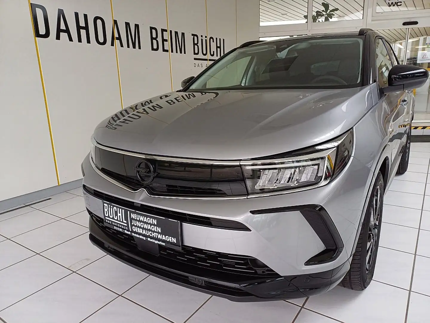 Opel Grandland 1.2 DI Turbo MHEV GS Aut. Grau - 2