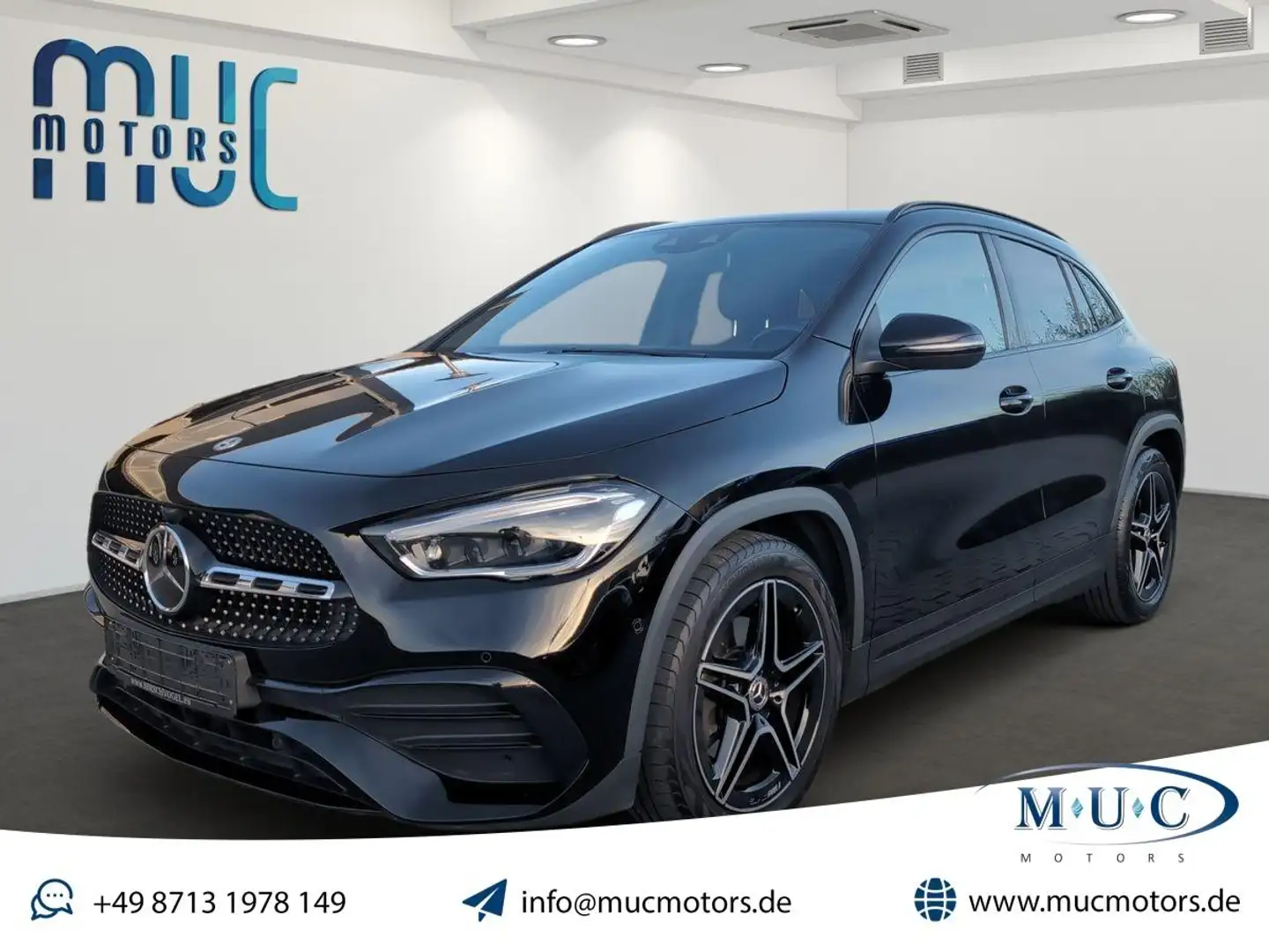 Mercedes-Benz GLA 220 d 4Matic 8G-DCT AMG Line~MultiBeam~Mbux Noir - 1