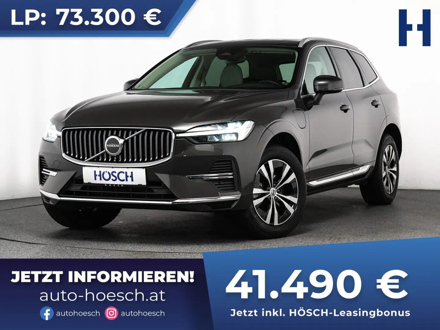 Volvo XC60 T6 AWD Recharge Core PANO ASSISTENZ ++ Grau - 1