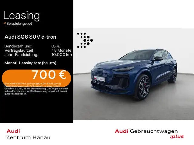 Audi SQ6 e-tron SQ6 e-tron *EDITION-ONE-BLUE*MATRIX*HUD*LUFT*PAN