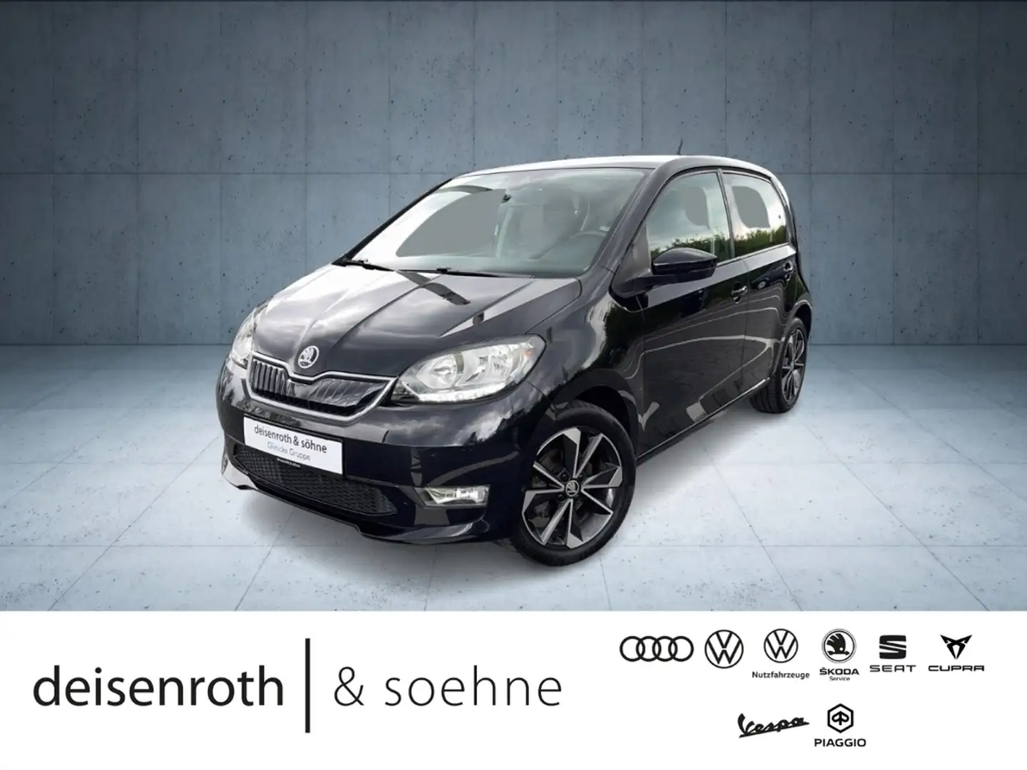 Skoda Citigo e iV Style EPH/SHZ/DAB+/Bluetooth/USB/Klima/CCS Noir - 1