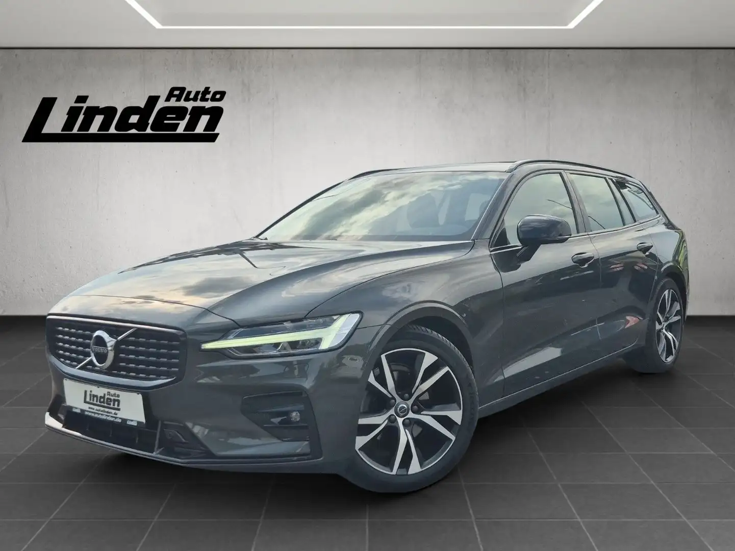 Volvo V60 B4 R Design Kamera AHK LED Navi Virtual Gris - 1