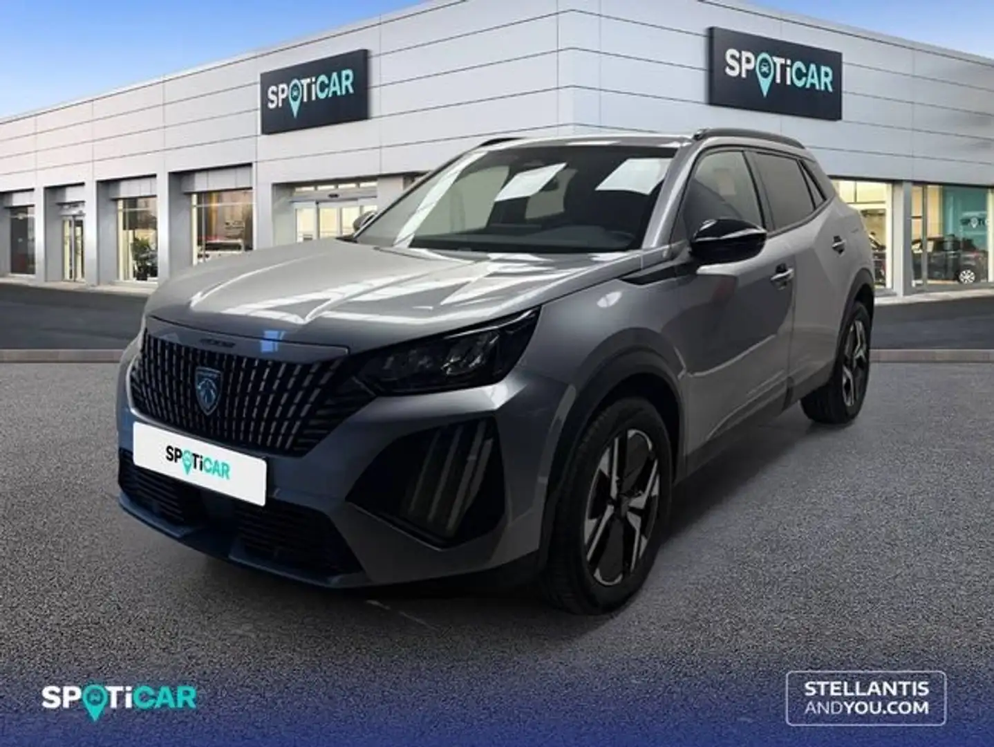 Peugeot 2008 Hybrid Allure eDCS6 145 Gris - 1