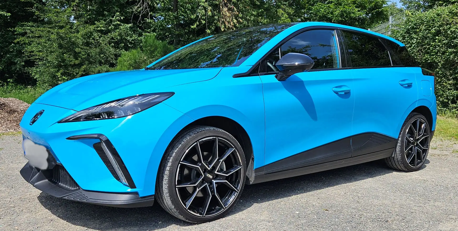 MG MG4 Luxury 64 kWh, AHK Bleu - 1