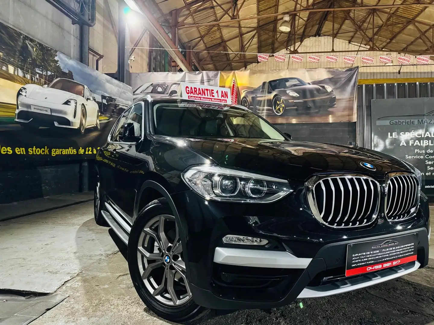 BMW X3 2.0dA sDrive - GPS - Cuir - LED - Sport - Att rem Schwarz - 2