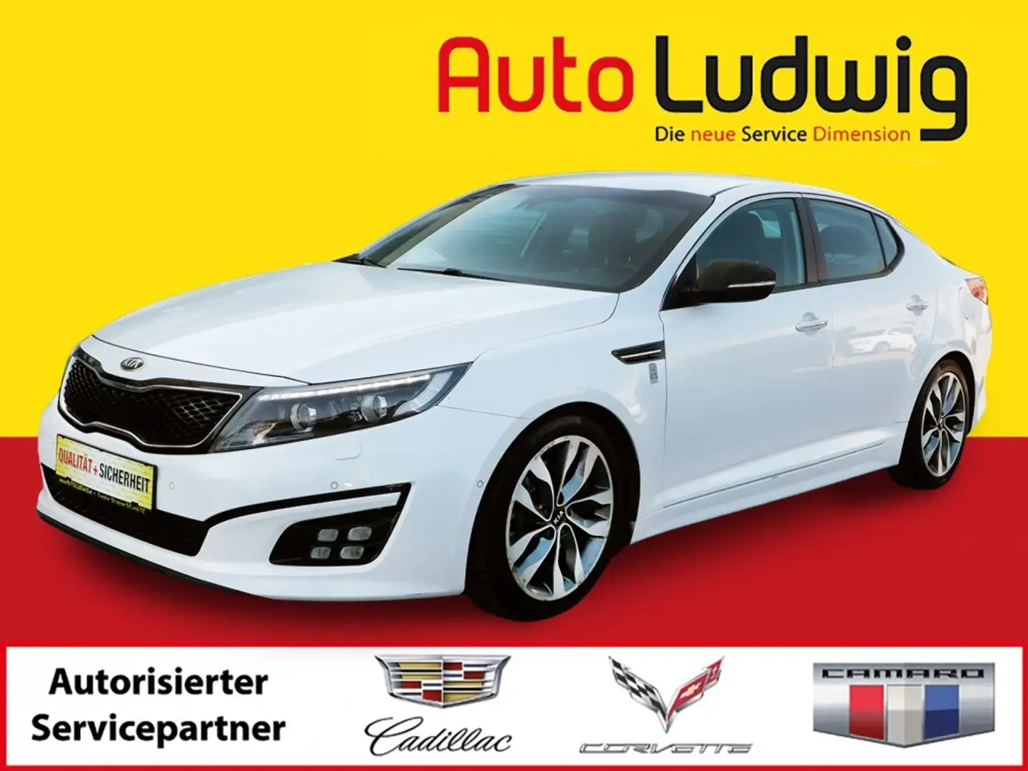 Kia Optima 1,7 CRDi Platin Aut. Weiß - 1