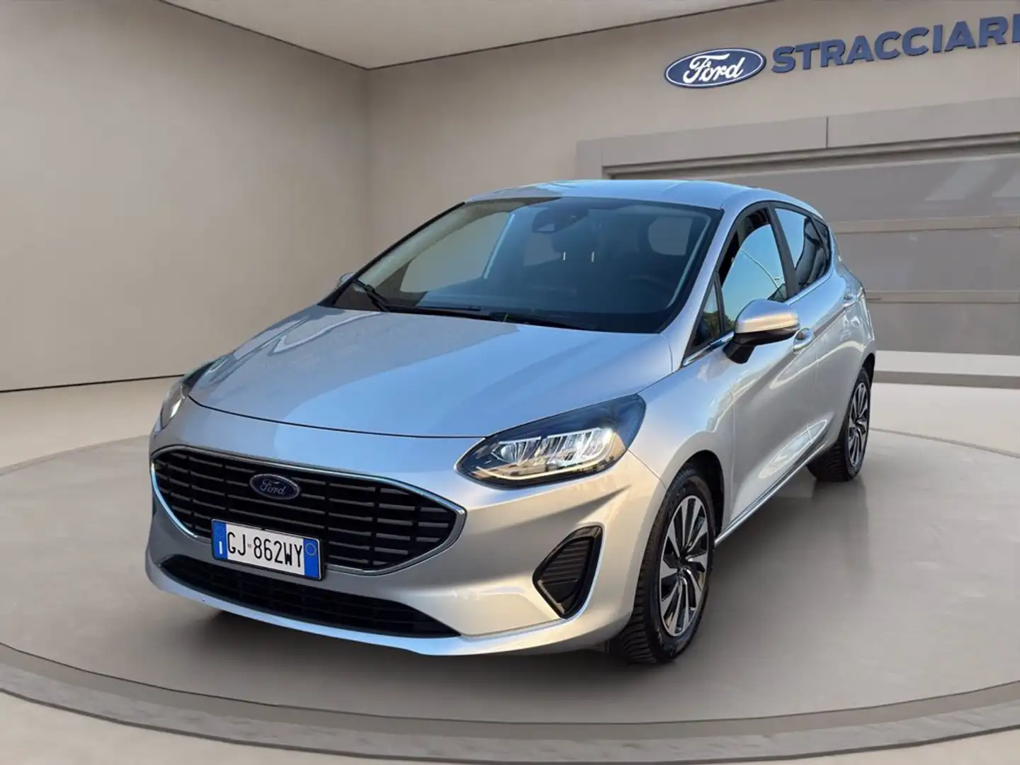 Ford Fiesta 5p 1.0 ecoboost h Titanium 125cv powershift Grigio - 1