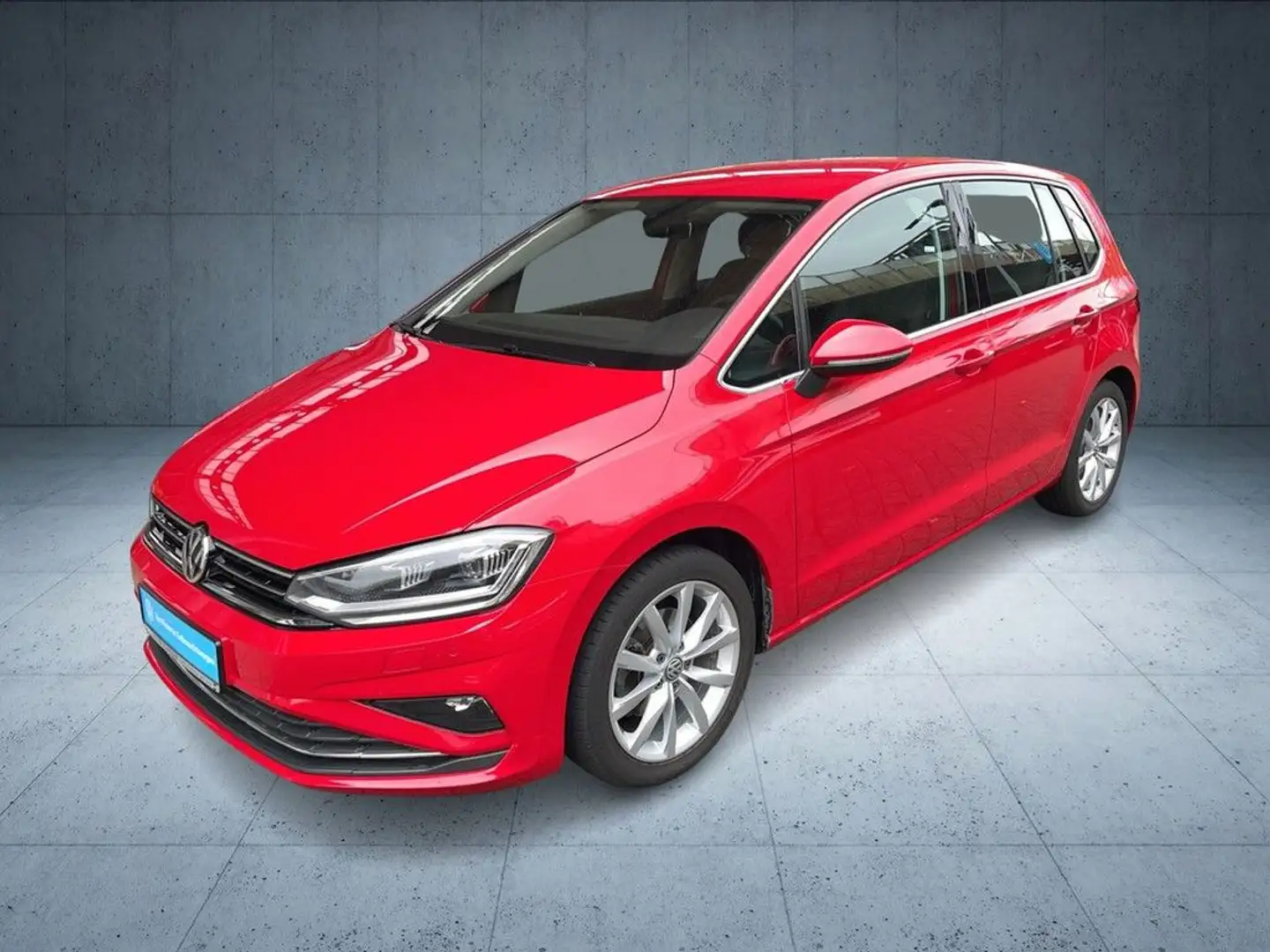 Volkswagen Golf Sportsvan 2.0 TDI DSG Highline Navi LED RFK Rojo - 2