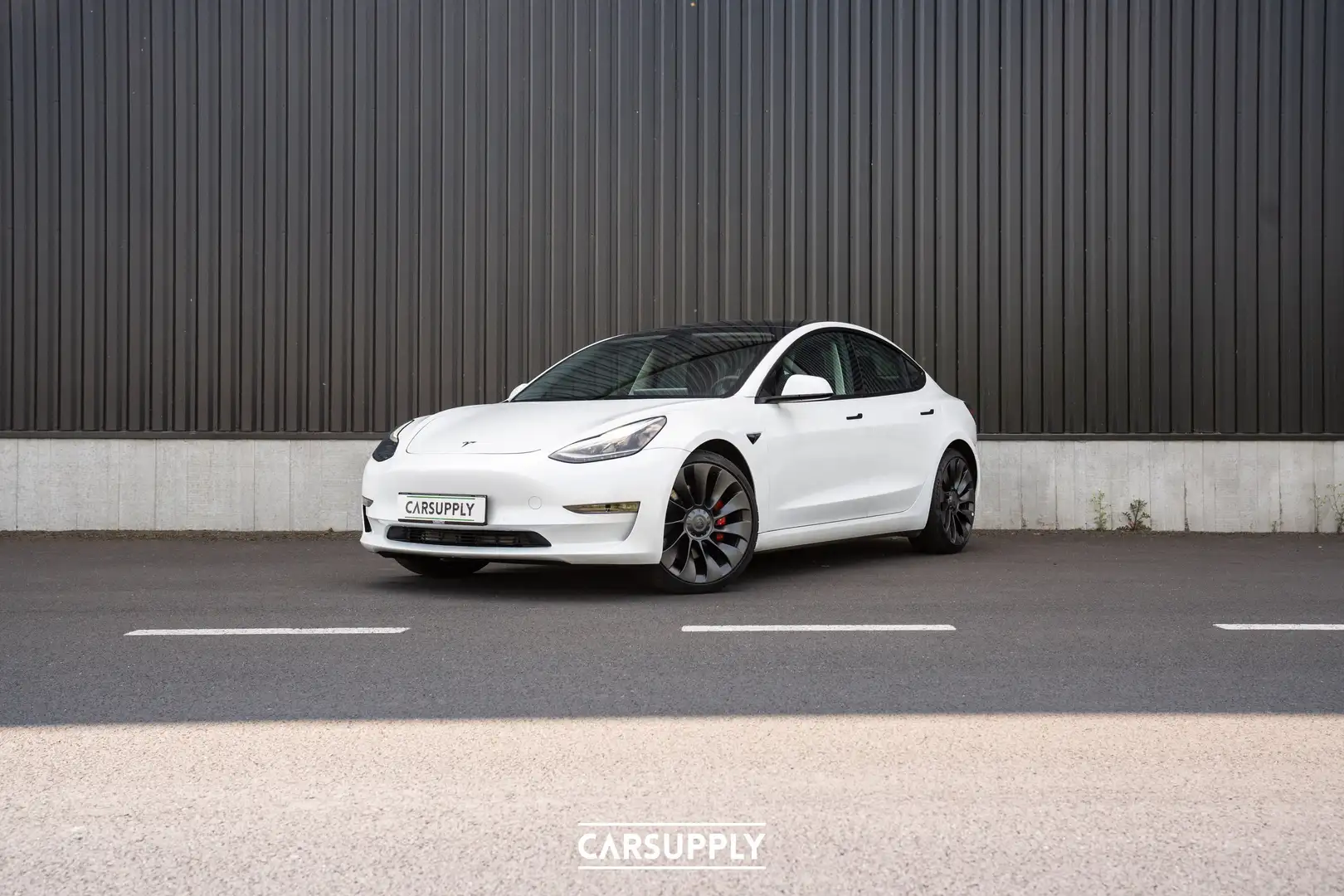 Tesla Model 3 78 kWh AWD Performance (377 kW 513 PK) - SOH 94% Wit - 1