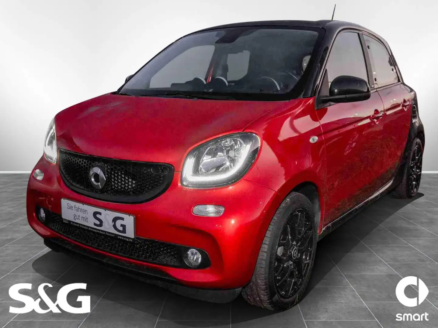 smart forFour prime Cool & Audio-Paket+Tempomat Rood - 1