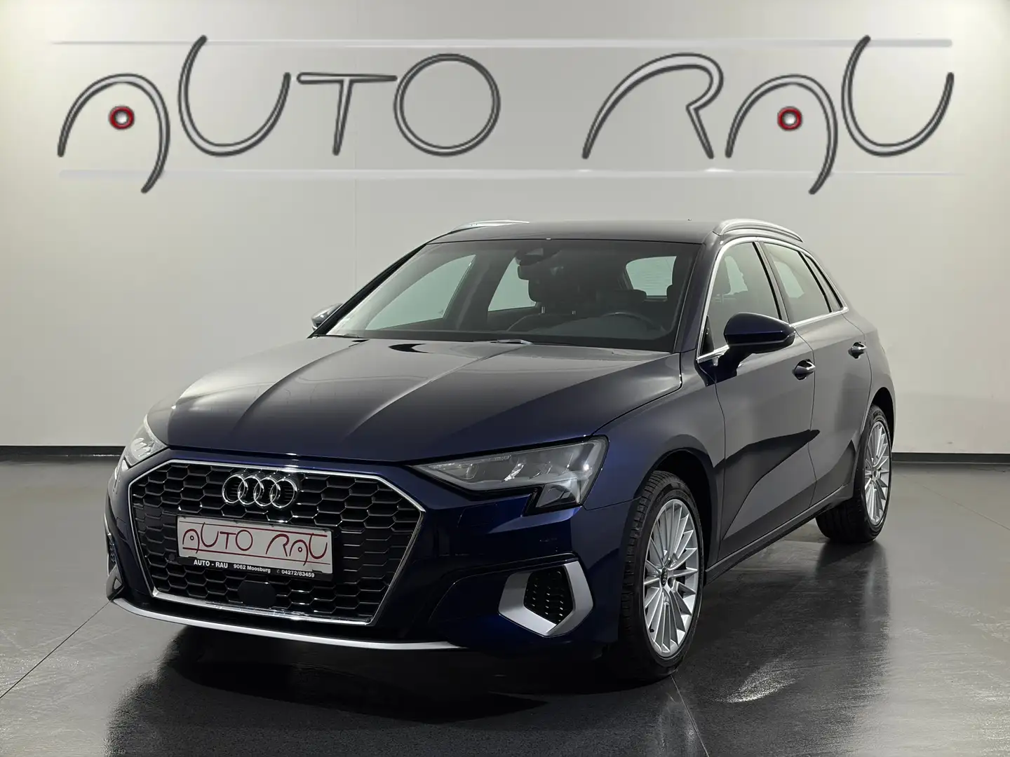 Audi A3 Sportback 30 TDI advanced S-tronic *MMI NAVI*AHK* Bleu - 1