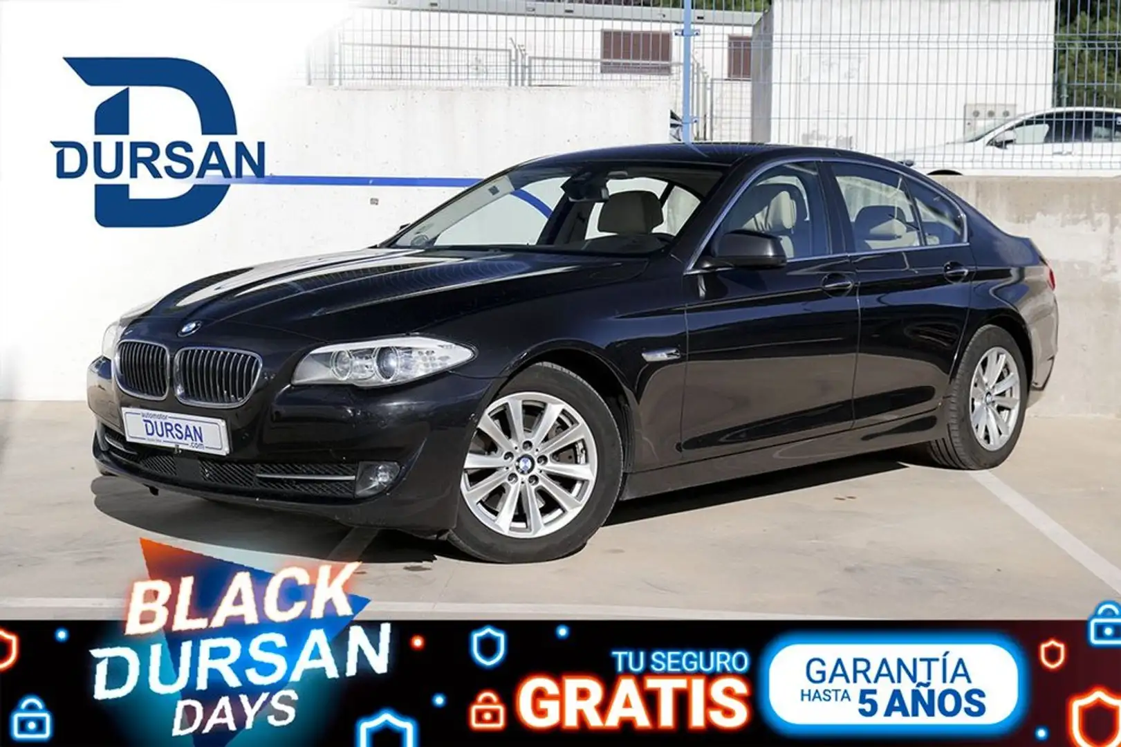 BMW 525 525d Noir - 1