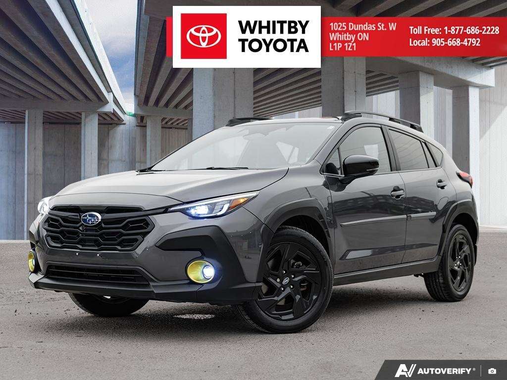 2024 Subaru Crosstrek Onyx AWD 2.5L / One Owner / Moonroof
